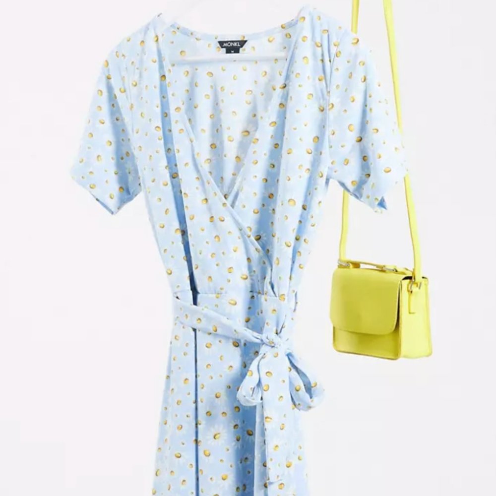 NWT Asos Blue Daisy Dress